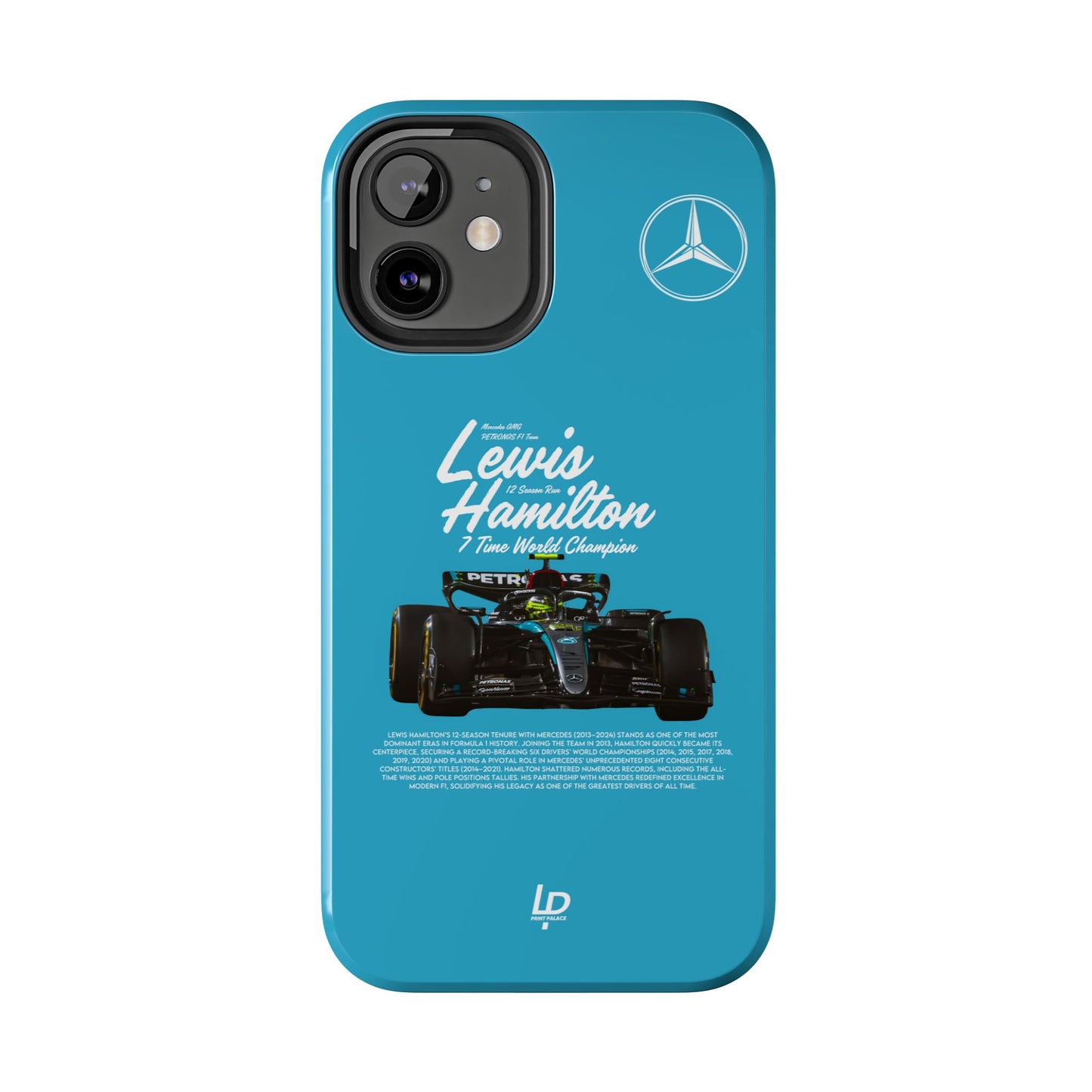 Lewis Hamilton Mercedes F1 “Turquoise" iPhone Case