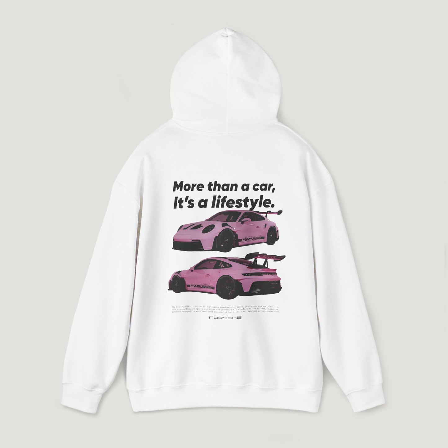 "It's a lifestyle" Porsche 911 GT3 RS Hoodie