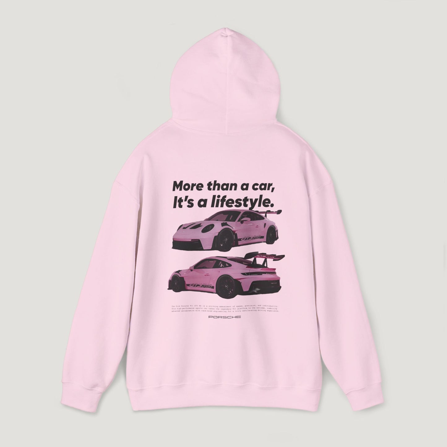 "It's a lifestyle" Porsche 911 GT3 RS Hoodie