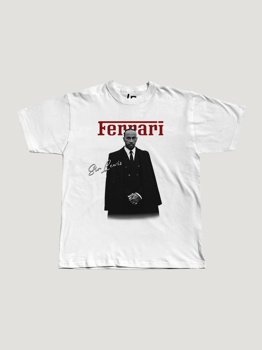 Sir Lewis Ferrari Tee (Front Print)