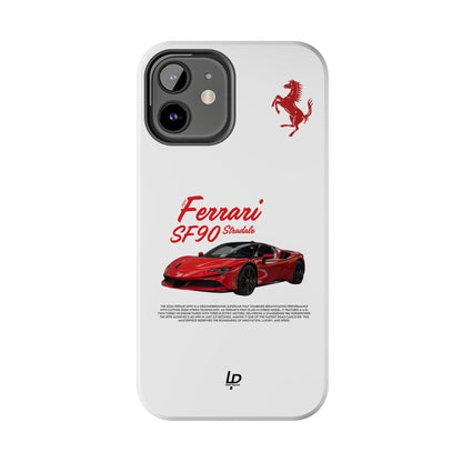 Ferrari SF90 Stradale "White" iPhone Case