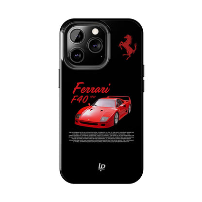 Ferrari F40 "Black" iPhone Case