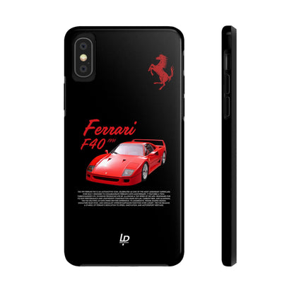 Ferrari F40 "Black" iPhone Case