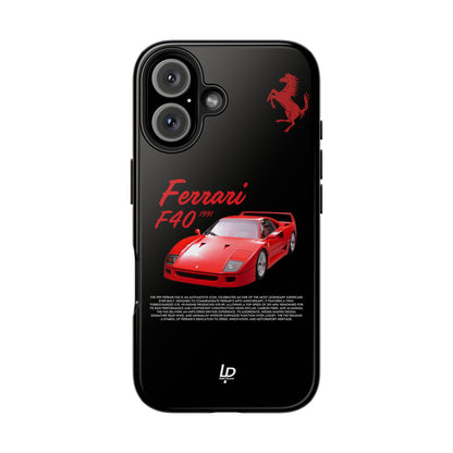 Ferrari F40 "Black" iPhone Case