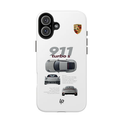 Porsche 911 turbo s "White" iPhone Case