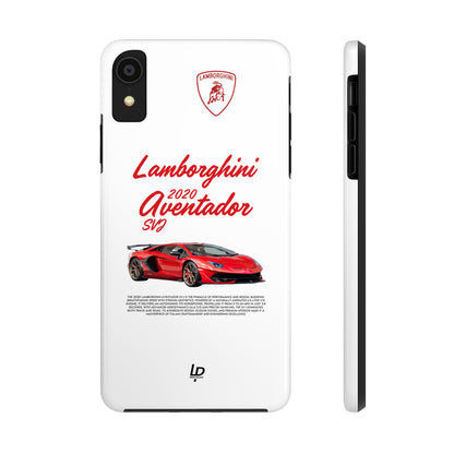 Lamborghini Aventador SVJ "White" iPhone Case