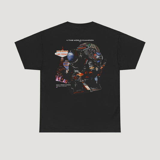 Max Verstappen 4 Time World Champion Tee