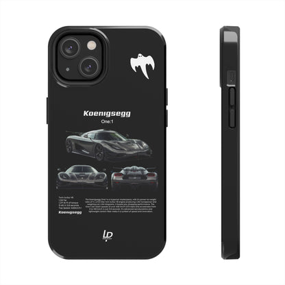 Koenigsegg One:1 "Black" iPhone Case