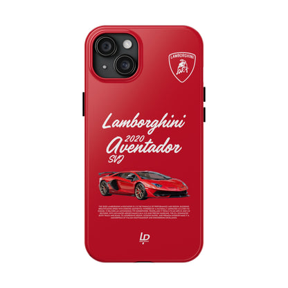 Lamborghini Aventador SVJ “Red" iPhone Case