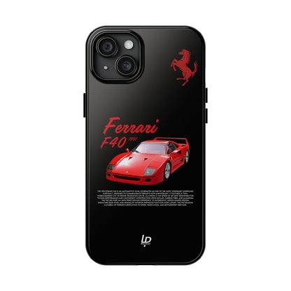 Ferrari F40 "Black" iPhone Case