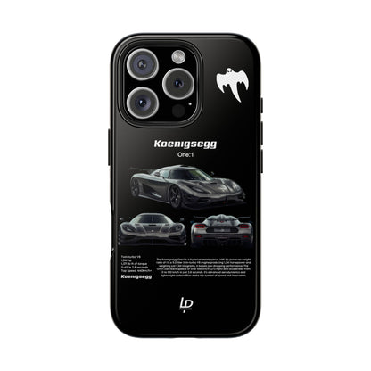 Koenigsegg One:1 "Black" iPhone Case