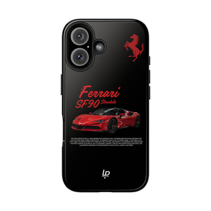 Ferrari SF90 Stradale "Black" iPhone Case