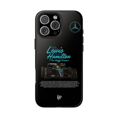 Lewis Hamilton Mercedes F1 "Black" iPhone Case