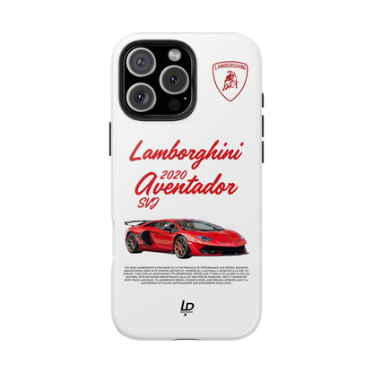 Lamborghini Aventador SVJ "White" iPhone Case