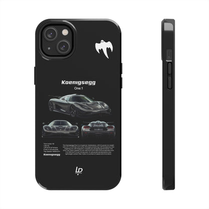 Koenigsegg One:1 "Black" iPhone Case