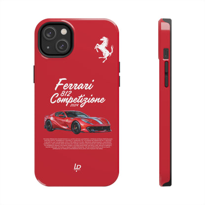 Ferrari 812 Competizione “Red" iPhone Case