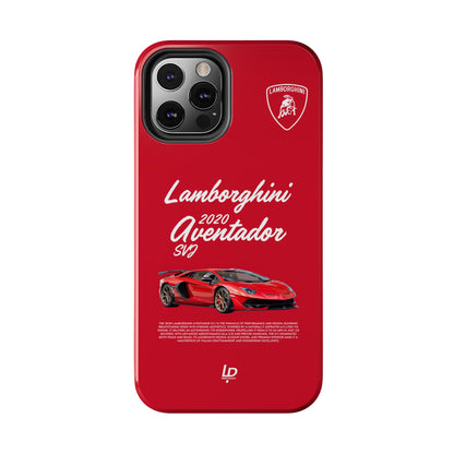 Lamborghini Aventador SVJ “Red" iPhone Case