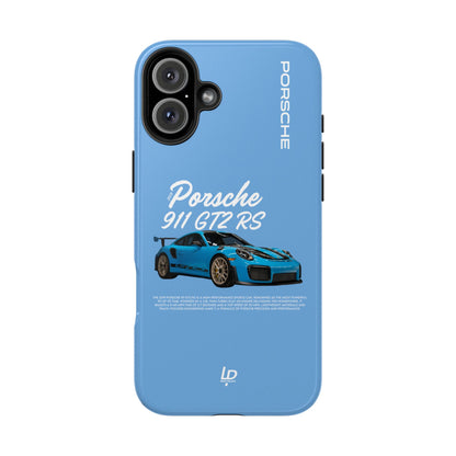 Porsche 911 GT2 RS "Light Blue" iPhone Case