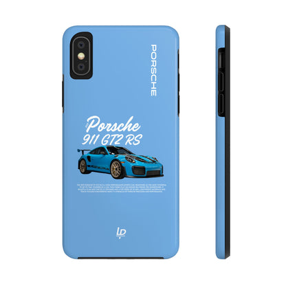 Porsche 911 GT2 RS "Light Blue" iPhone Case