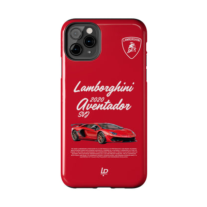 Lamborghini Aventador SVJ “Red" iPhone Case