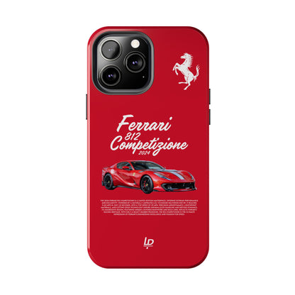 Ferrari 812 Competizione “Red" iPhone Case