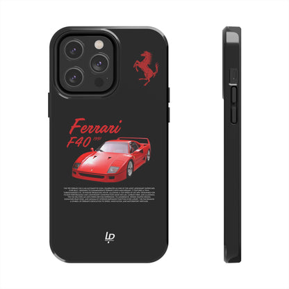 Ferrari F40 "Black" iPhone Case