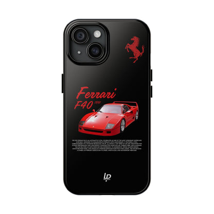 Ferrari F40 "Black" iPhone Case