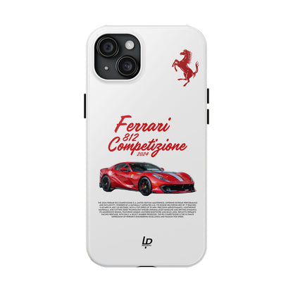 Ferrari 812 Competizione "White" iPhone Case