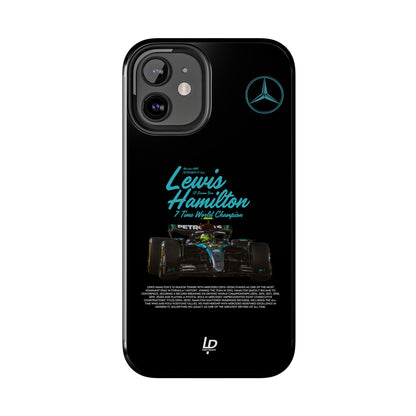 Lewis Hamilton Mercedes F1 "Black" iPhone Case