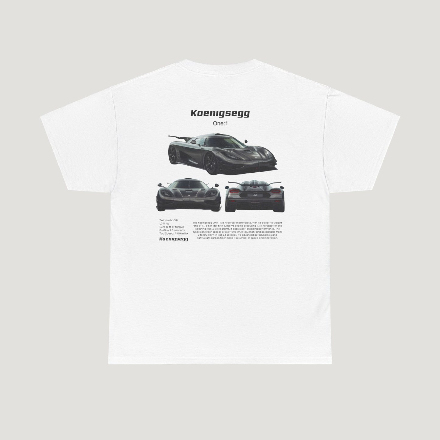 Koenigsegg One:1 Tee