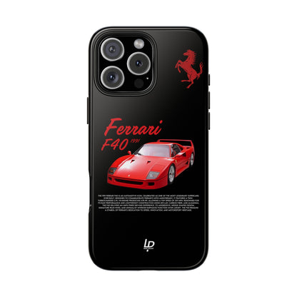 Ferrari F40 "Black" iPhone Case