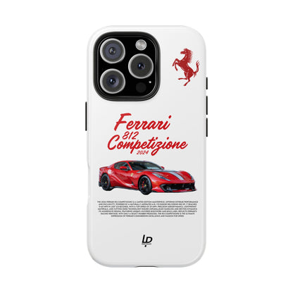 Ferrari 812 Competizione "White" iPhone Case