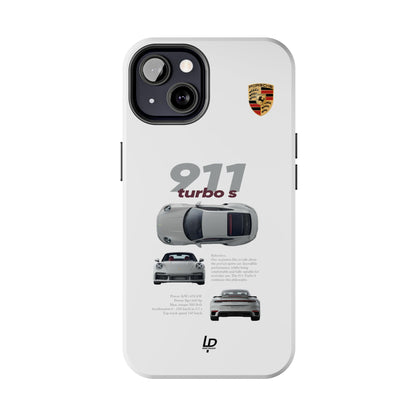 Porsche 911 turbo s "White" iPhone Case