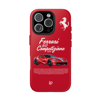 Ferrari 812 Competizione “Red" iPhone Case