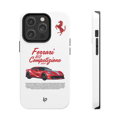 Ferrari 812 Competizione "White" iPhone Case