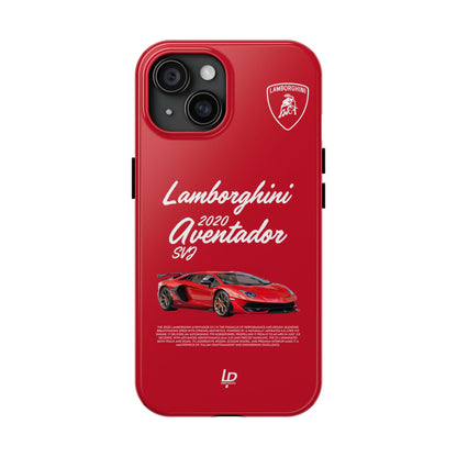 Lamborghini Aventador SVJ “Red" iPhone Case