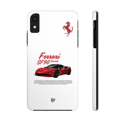 Ferrari SF90 Stradale "White" iPhone Case