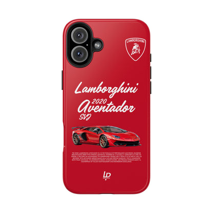 Lamborghini Aventador SVJ “Red" iPhone Case