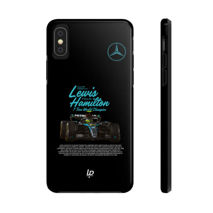 Lewis Hamilton Mercedes F1 "Black" iPhone Case