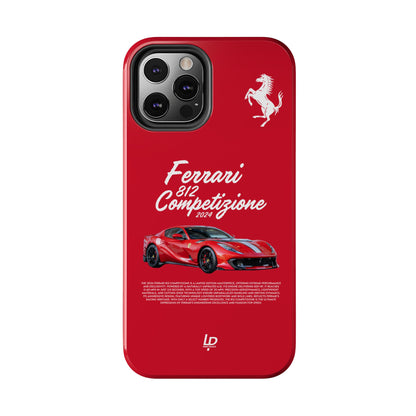 Ferrari 812 Competizione “Red" iPhone Case