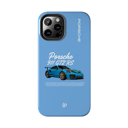 Porsche 911 GT2 RS "Light Blue" iPhone Case