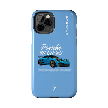 Porsche 911 GT2 RS "Light Blue" iPhone Case