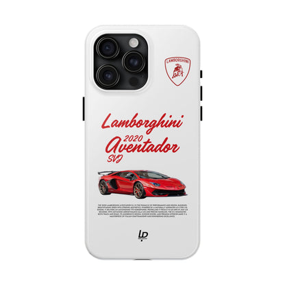 Lamborghini Aventador SVJ "White" iPhone Case