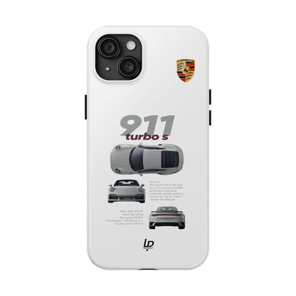 Porsche 911 turbo s "White" iPhone Case