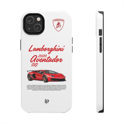 Lamborghini Aventador SVJ "White" iPhone Case