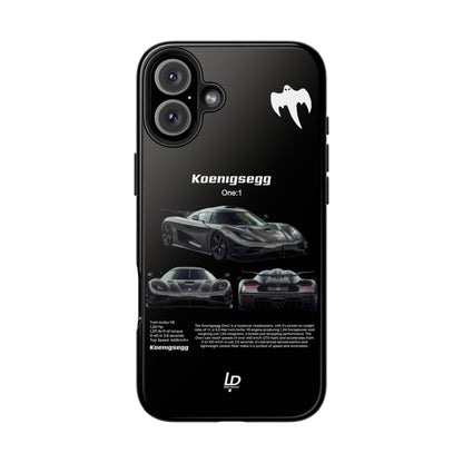 Koenigsegg One:1 "Black" iPhone Case