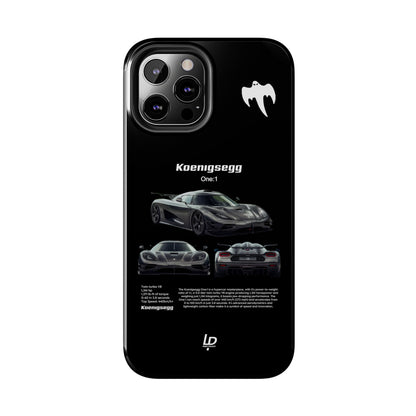 Koenigsegg One:1 "Black" iPhone Case