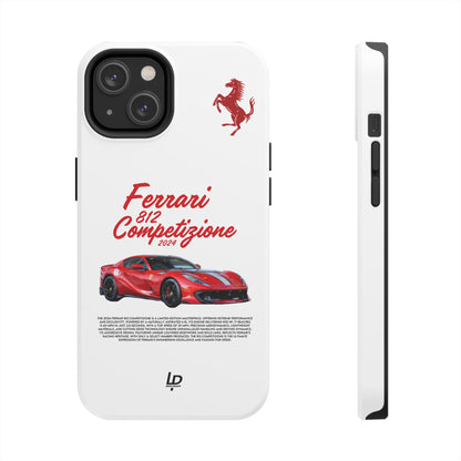 Ferrari 812 Competizione "White" iPhone Case