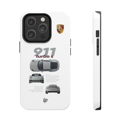 Porsche 911 turbo s "White" iPhone Case