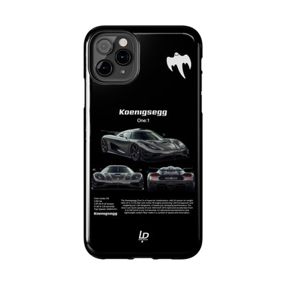 Koenigsegg One:1 "Black" iPhone Case